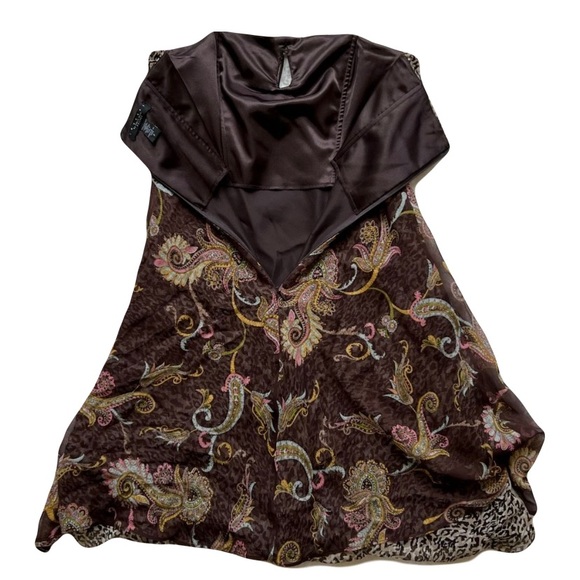 Y2K Laundry by Shelli Segal Strapless Midi Dress Size 4 - Picture 4 of 7